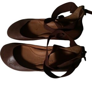 Gentle Souls Noa Elastic Strap d’Orsay Ballet Sandal sz 9.5M